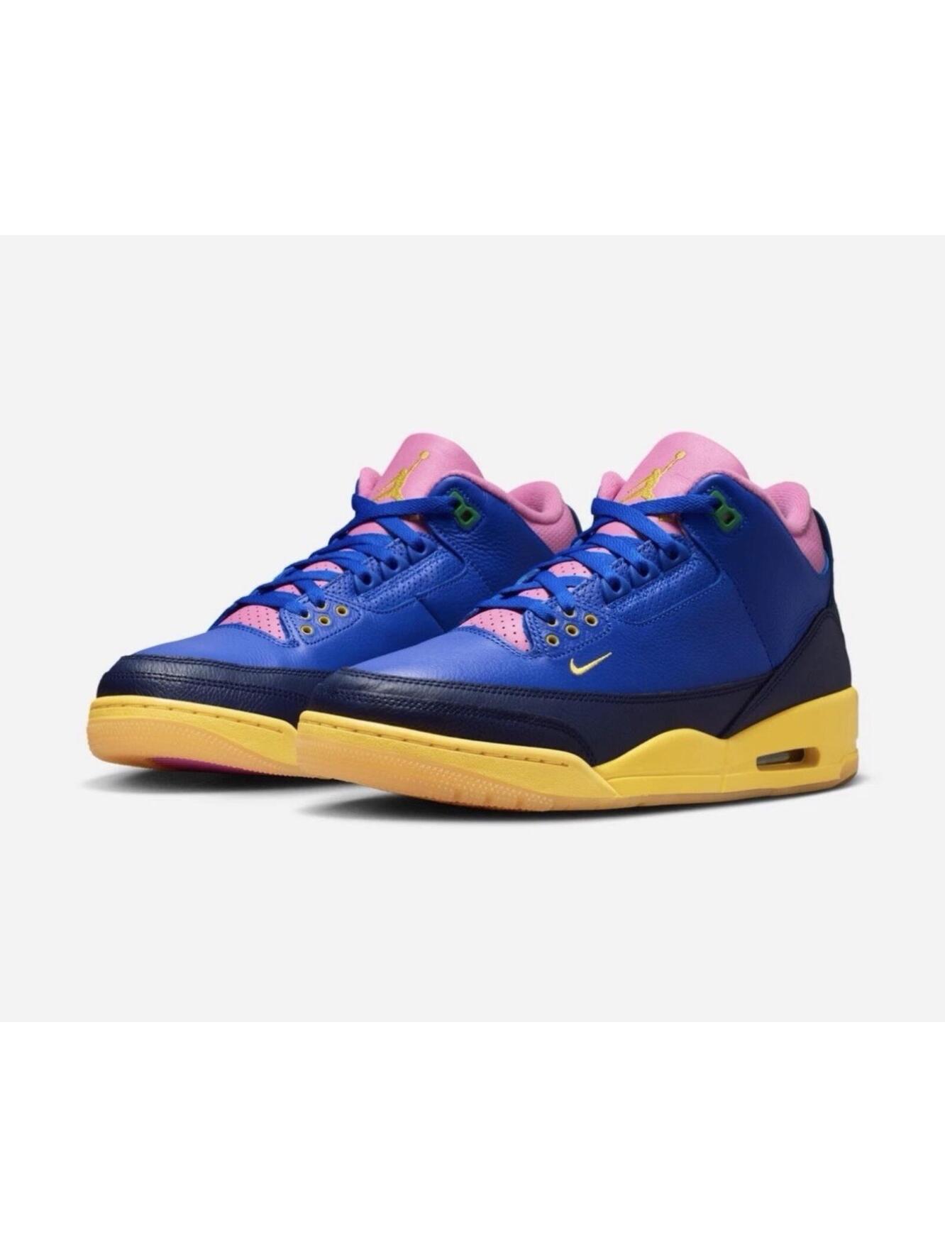 Air Jordan 3 Retro Og "Brazil" Racing Blue Iv4871-400 Size 15
